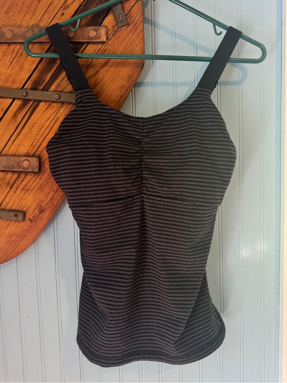 Outdoor Research tank top with built-in shelf bra.